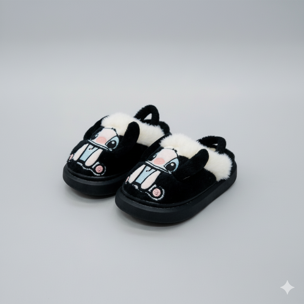« Pantoufles en peluche animaux pour enfants – Douces, chaudes et adorablement amusantes »