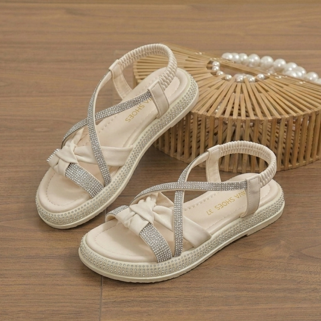 Stylish Cross-Strap Girls Sandals