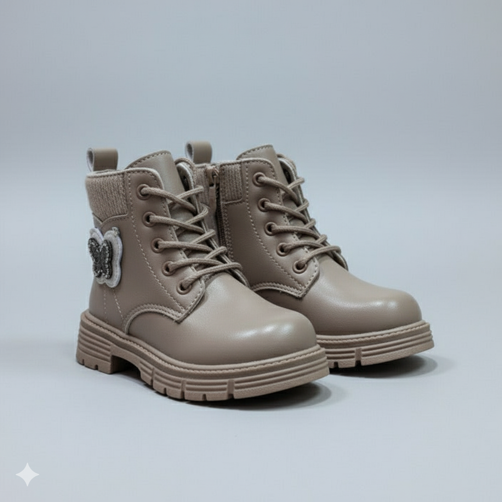Girls' Butterfly  Boots - Lug Grip, Ankle Support