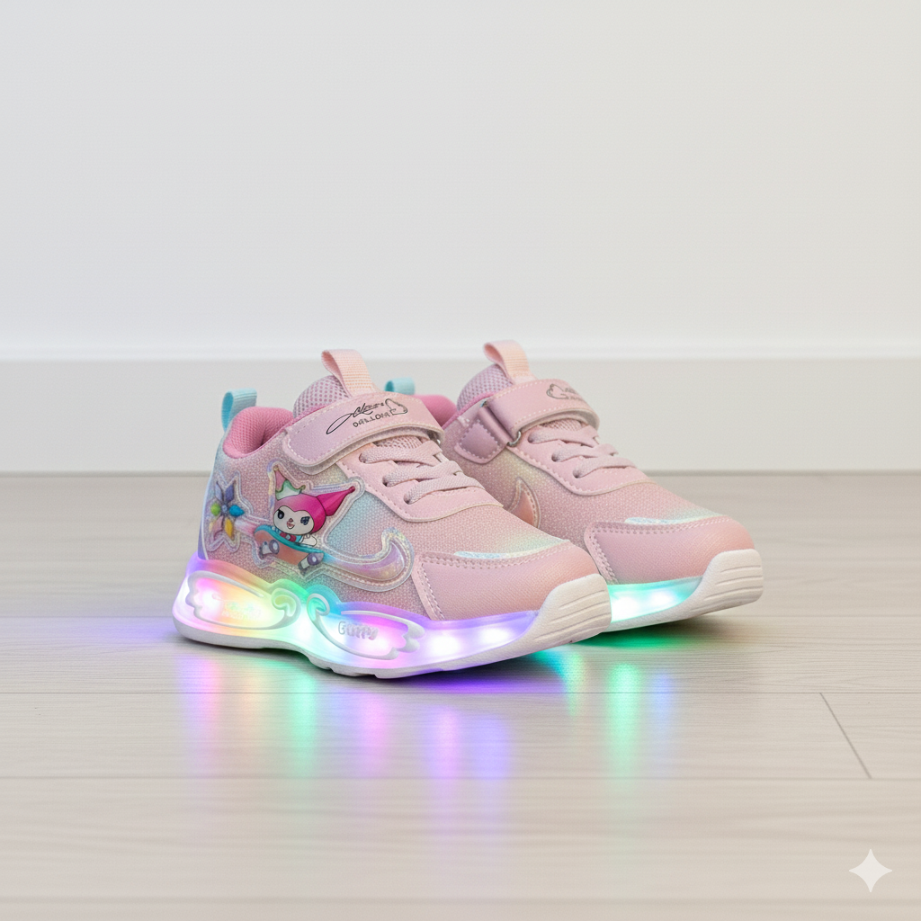 حذاء رياضي DuffyGlow Magical LED للبنات