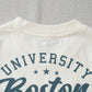 Ensemble t-shirt graphique « Boston Varsity » et short en jean pour garçons – Tenue décontractée d'été