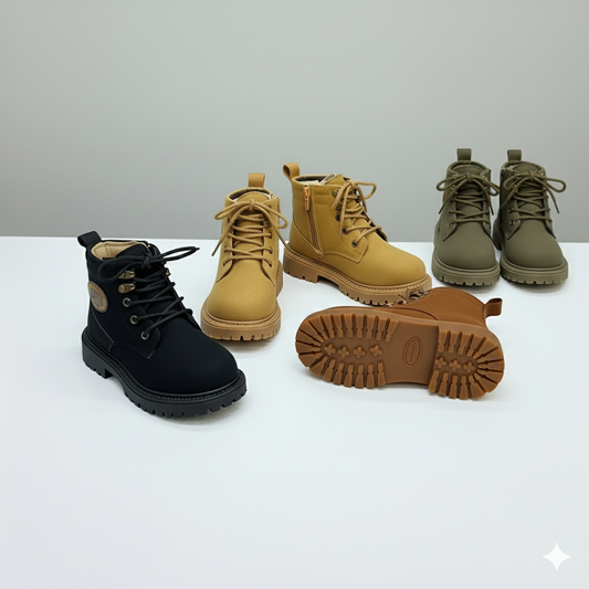 Bottes pour enfants : évitez la précipitation — fermeture éclair latérale, semelle crantée adhérente 