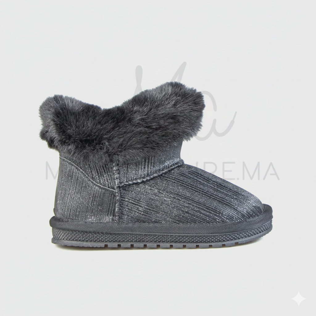 Girls Winter Fur Boots | Warm & Stylish Snow  & Rain Boots for Kids