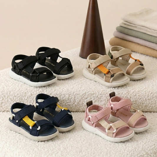 صنادل أطفال مريحة - أحذية  خفيفة الوزن ومسامية وغير قابلة للانزلاق