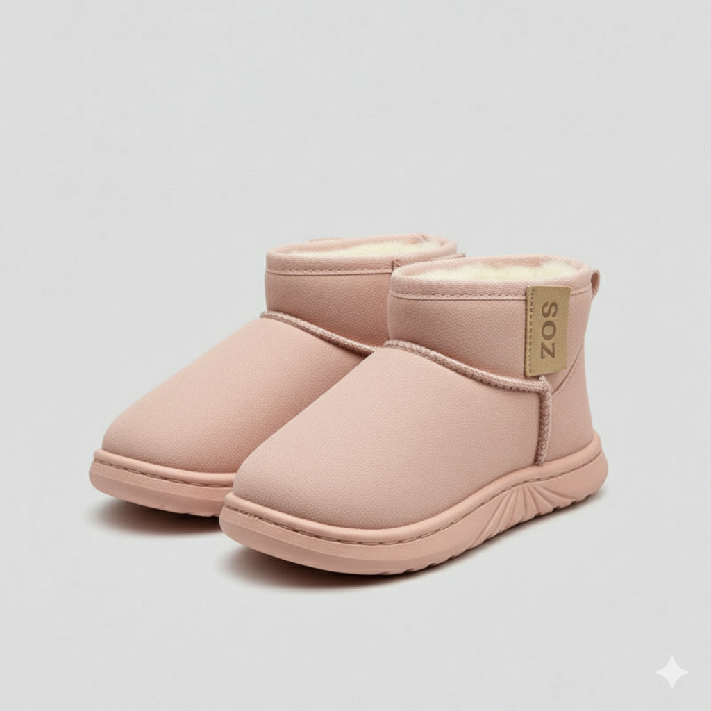 Bottines en fausse fourrure pour filles : Le confort rencontre l'élégance