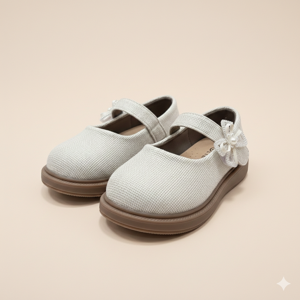 ✨ Chaussures Mary Jane élégantes pour filles avec détail floral – Style confortable ✨