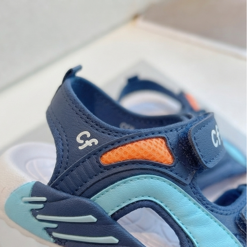 Sandales de sport unisexe pour enfants – Sandales d'été légères et ajustables pour garçons et filles