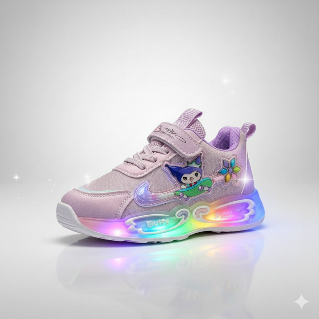 حذاء رياضي DuffyGlow Magical LED للبنات