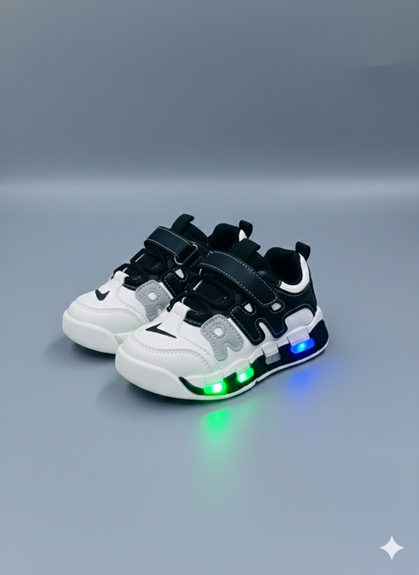 حذاء رياضي عصري ومريح للأطفال 👟✨ مثالي للبنات والأولاد في الربيع والخريف 🍂🌸 مصنوع من جلد مقاوم للماء 💧 لأسلوب يدوم طويلاً وراحة دافئة!