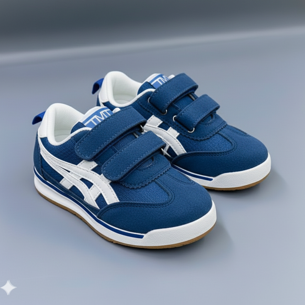 Kids Casual Sport Sneakers with Velcro Straps – Lightweight & Comfortable