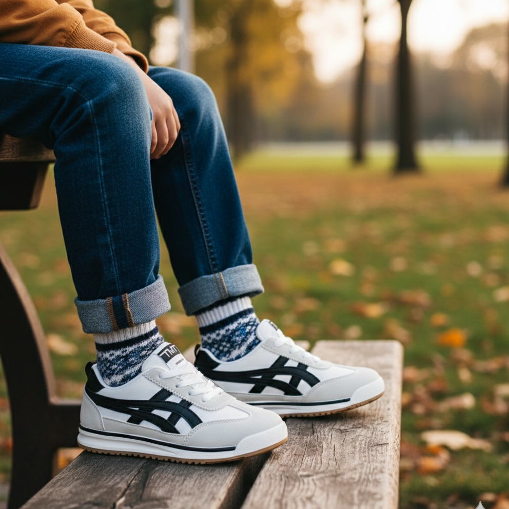 Kids Casual Sport Sneakers with Velcro Straps – Lightweight & Comfortable