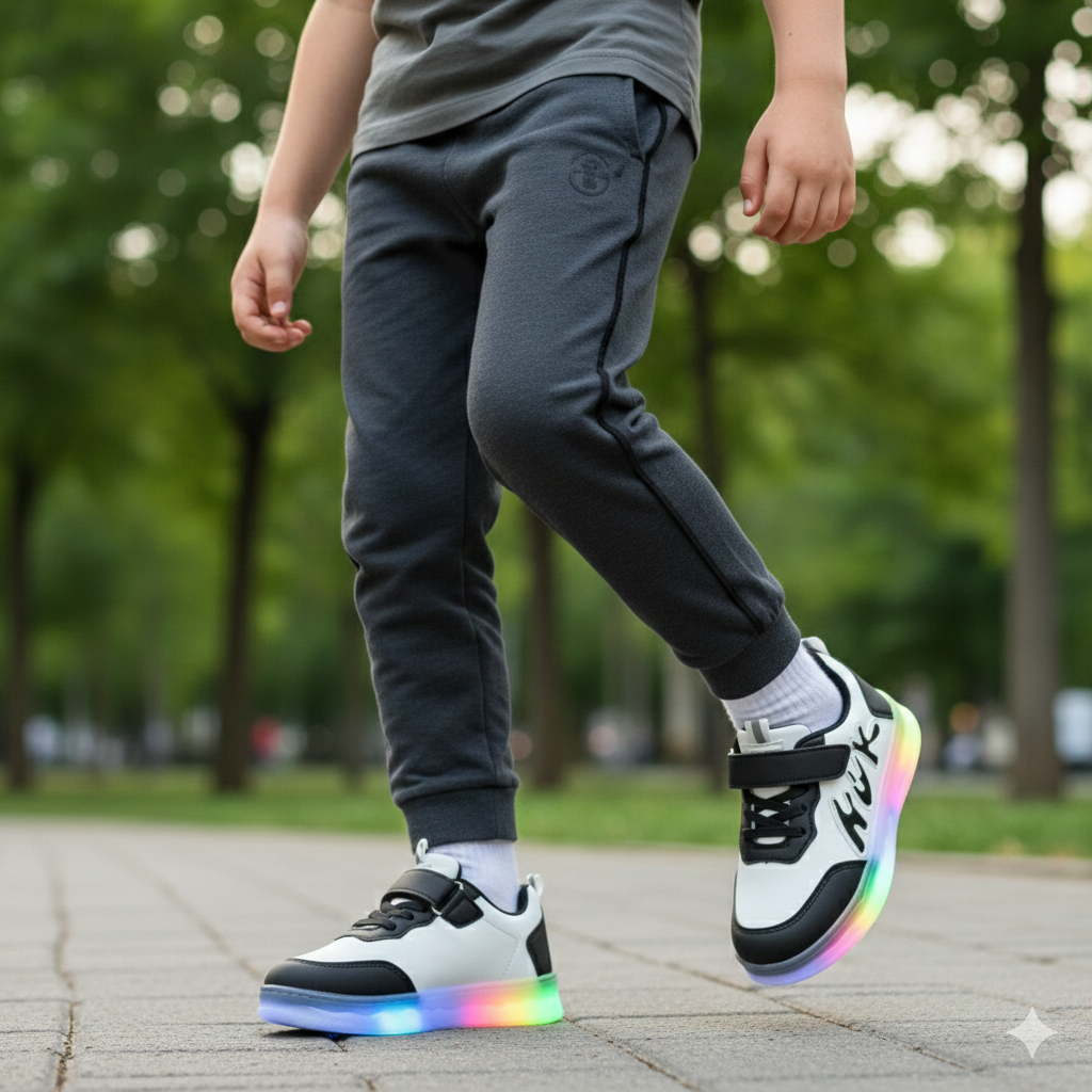 أحذية رياضية مضيئة للأطفال – أحذية مريحة بنعل LED