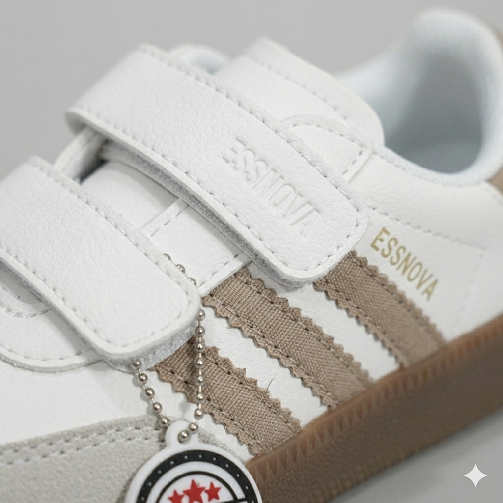 أحذية رياضية كاجوال للأطفال للجنسين مزودة بأشرطة - أحذية يومية مانعة للانزلاق