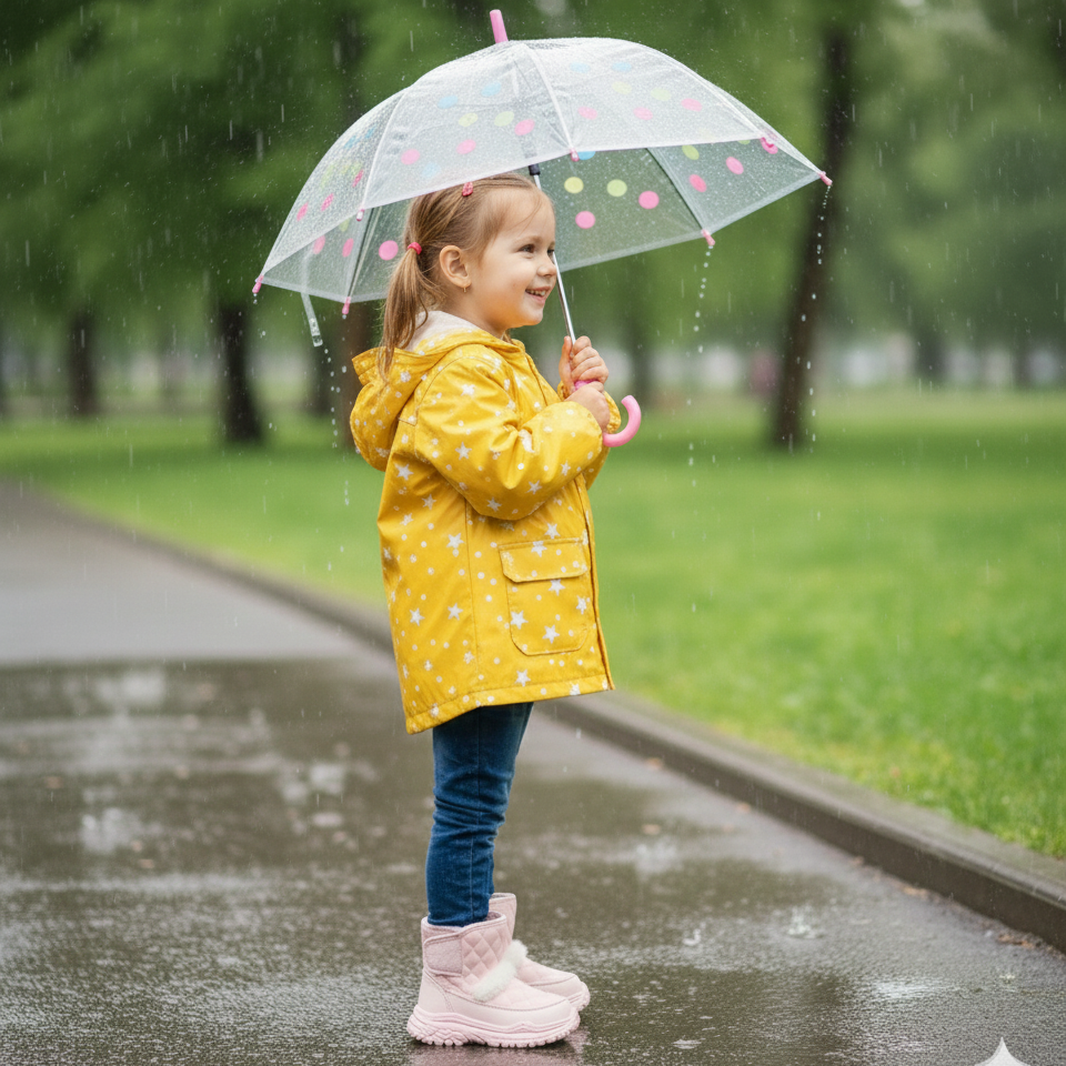 Toddler Kids Winter Snow Boots – Warm Faux Fur Lined Ankle Booties with Quilted Upper, Water-Resistant Outdoor Shoes with Anti-Slip Soft Sole for Girls & Boys