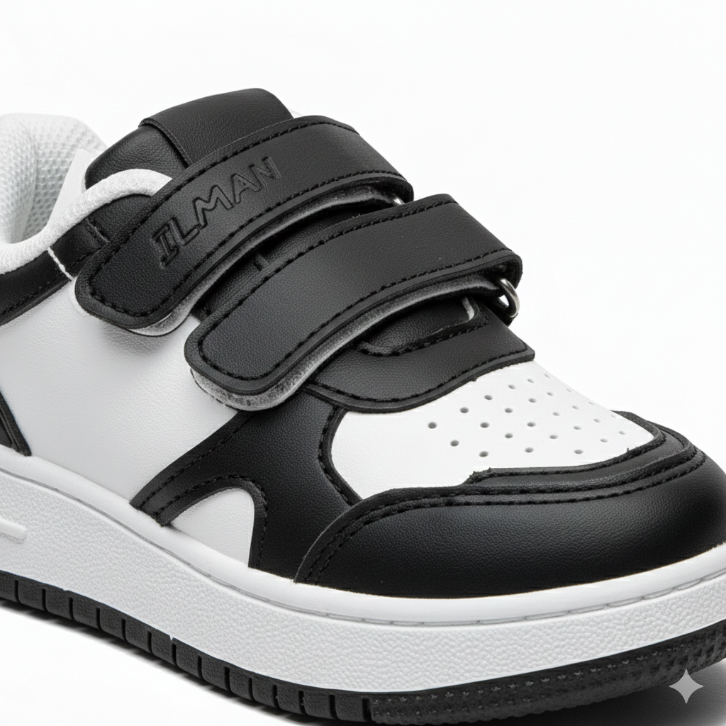 Baskets décontractées pour enfants avec fermeture velcro – Élégantes et confortables