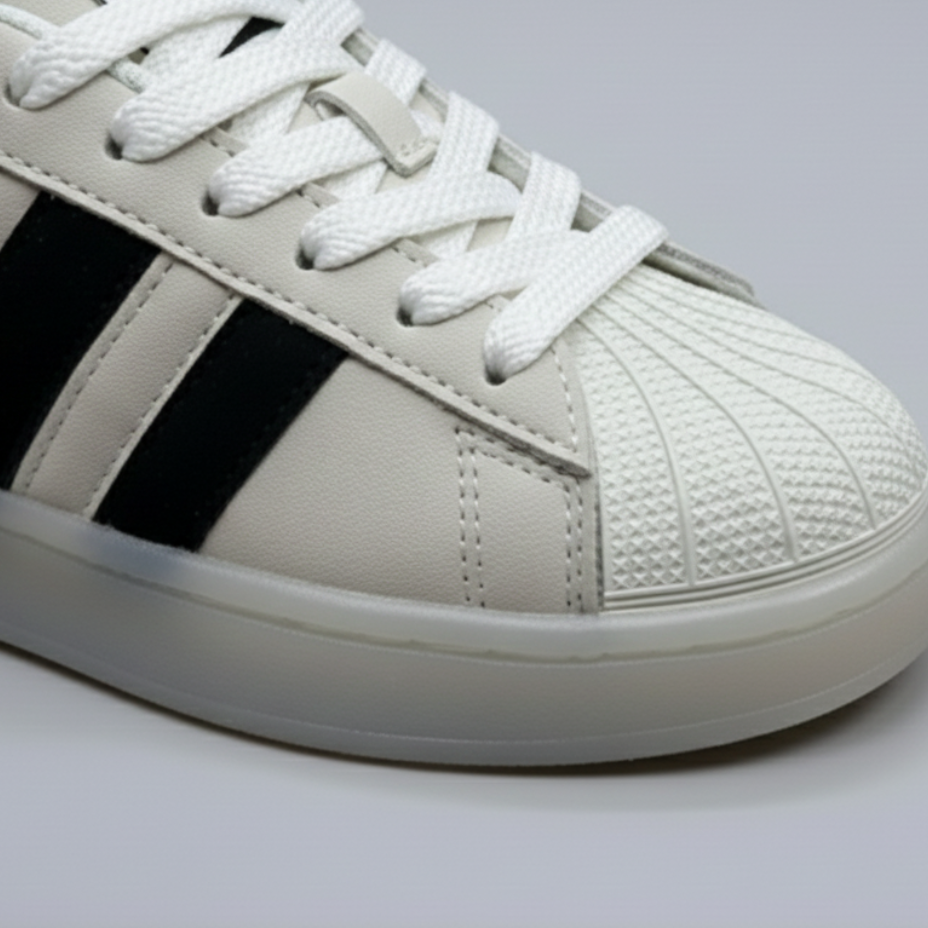 Classic Stripe Girls Sneakers – Lightweight & Non-Slip Everyday Shoes