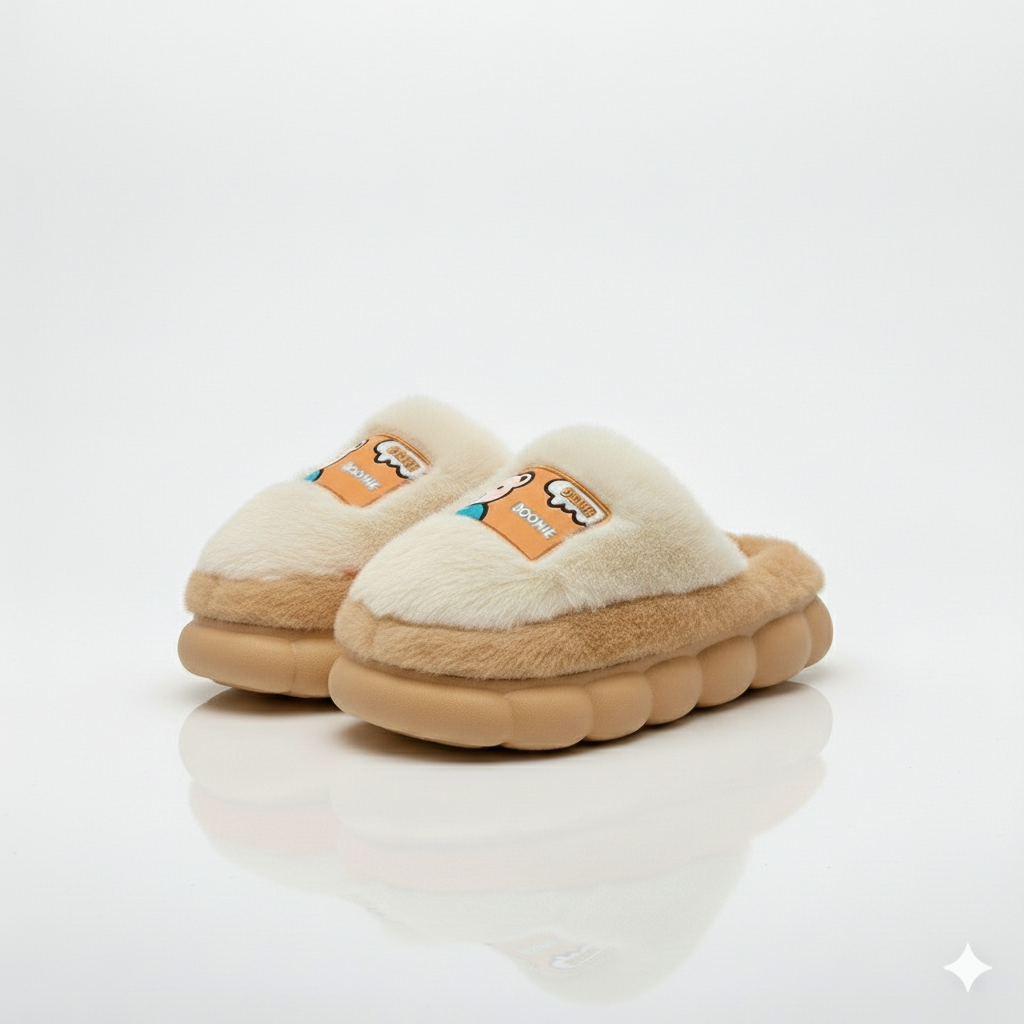 Chaussons douillets et moelleux pour des pieds heureux
