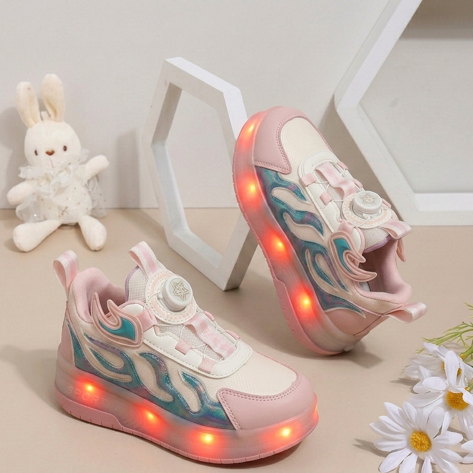 أحذية التزلج بعجلات LED للجنسين – أحذية مضيئة  
