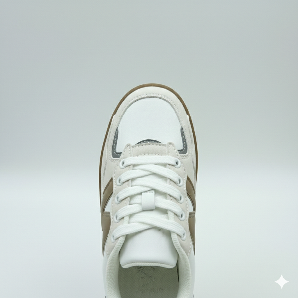 Kids Classic Low-Top Sneakers – Lace-Up & Velcro Strap | Durable Everyday Shoes