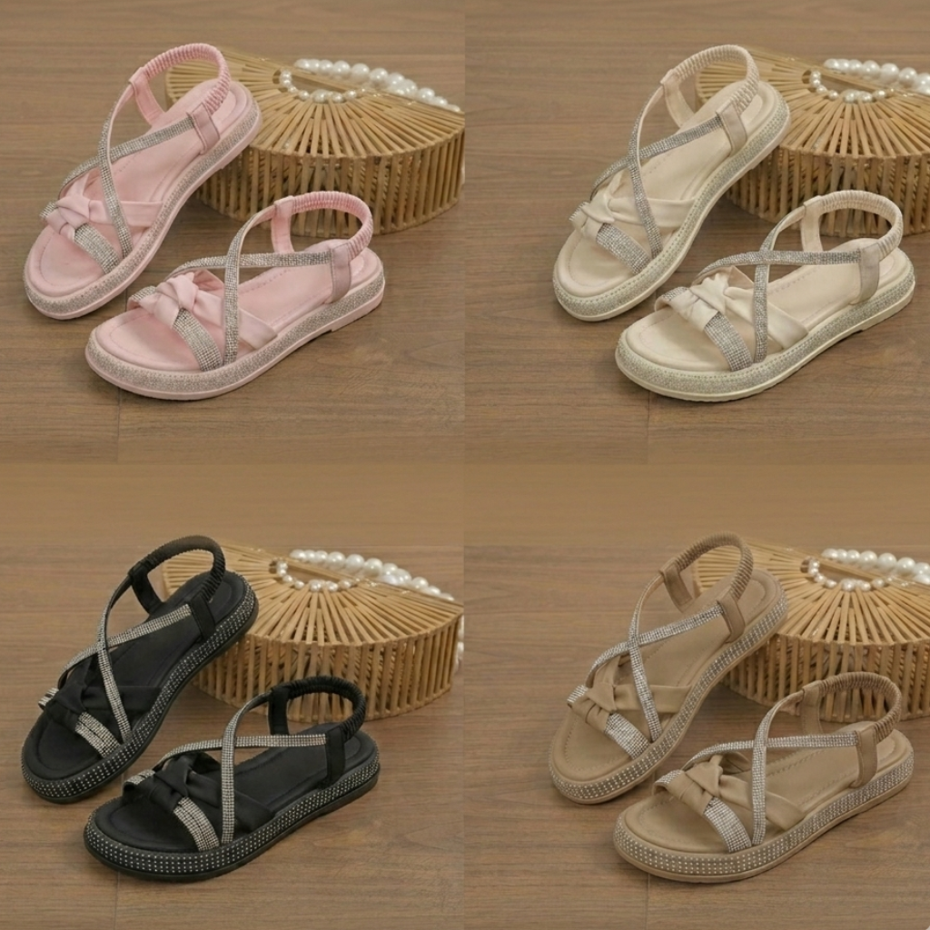 Stylish Cross-Strap Girls Sandals