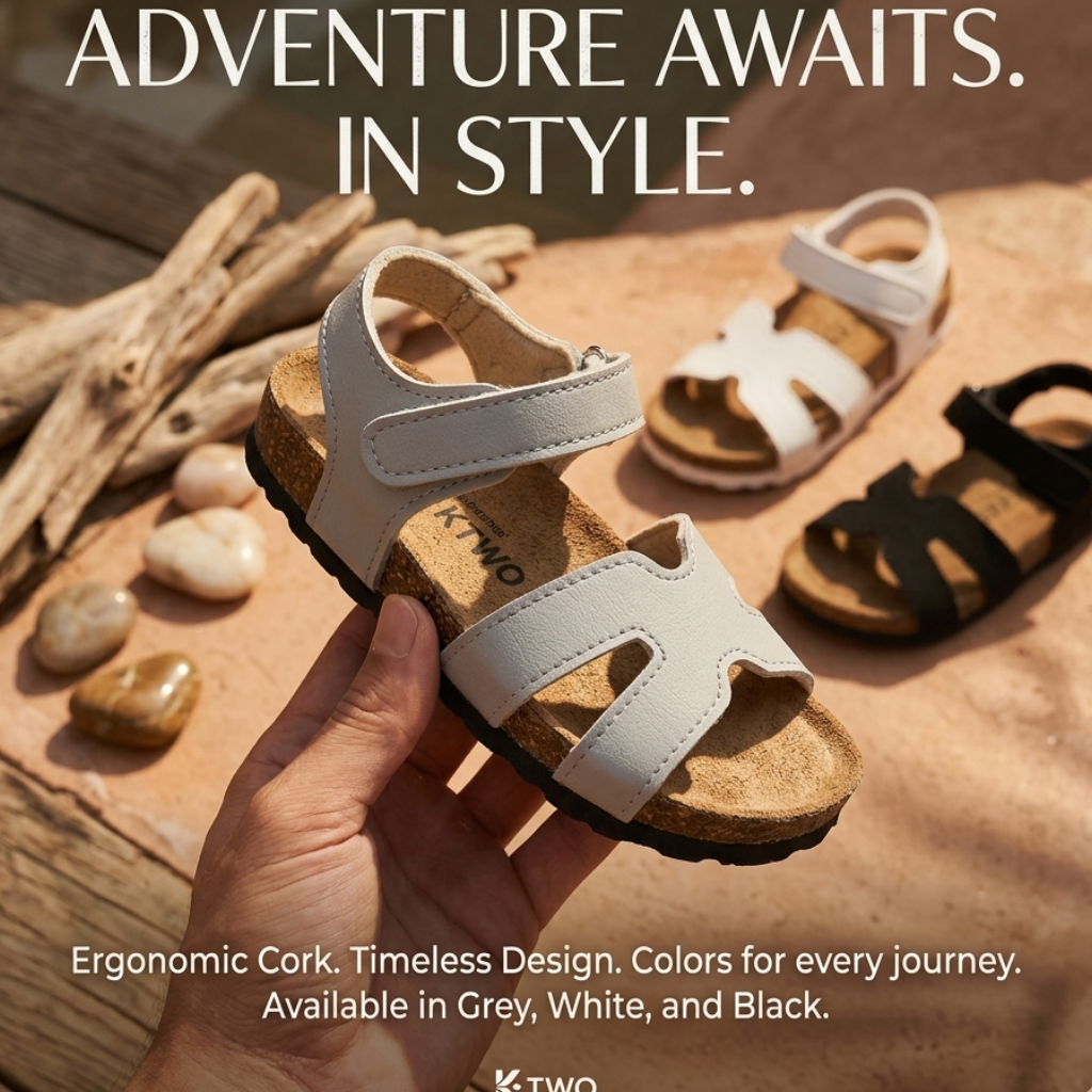 Sandales confort enfant – Légèreté et style estival ajustable