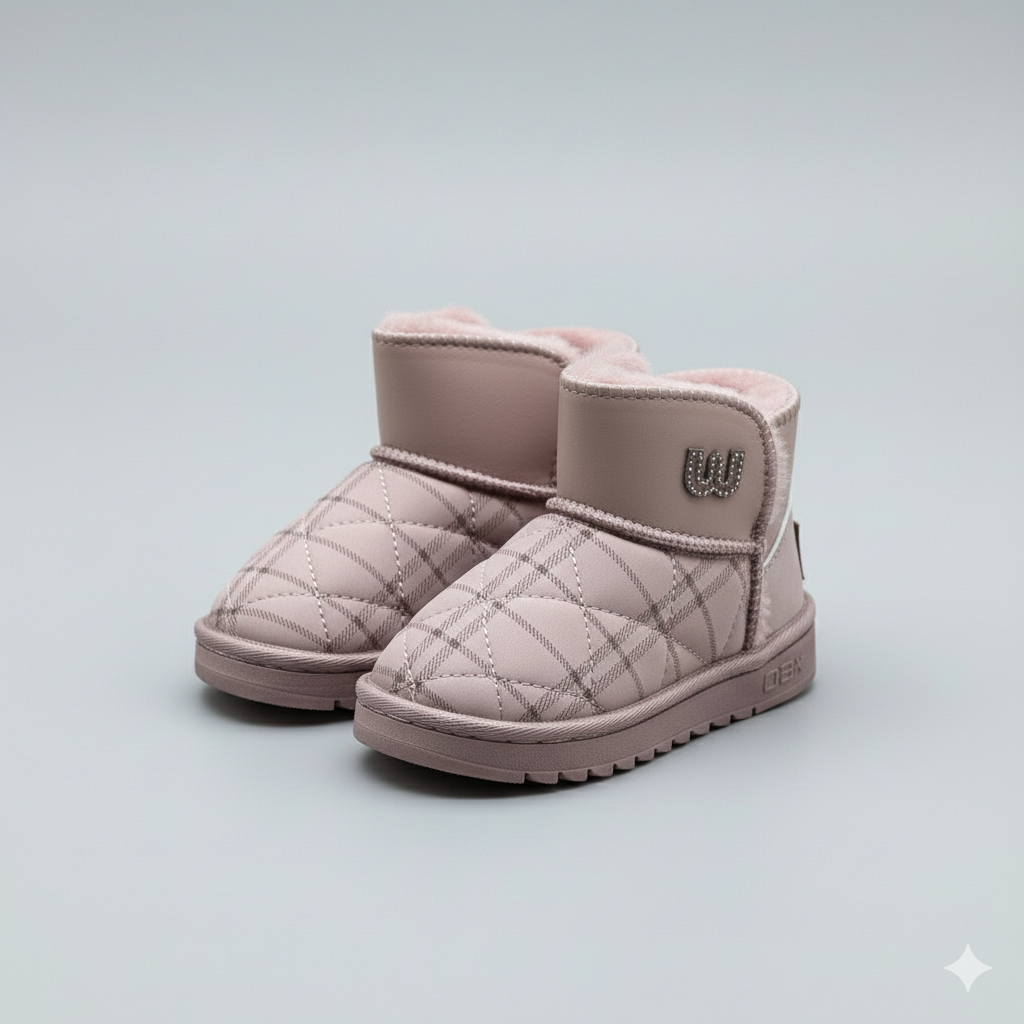 Cozy Quilted Boots with Non-Slip Sole
