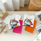 Ensemble d'été T-shirt à motif dessin animé équipe de baseball pour enfants et short coloré (Tenue 2 pièces)
