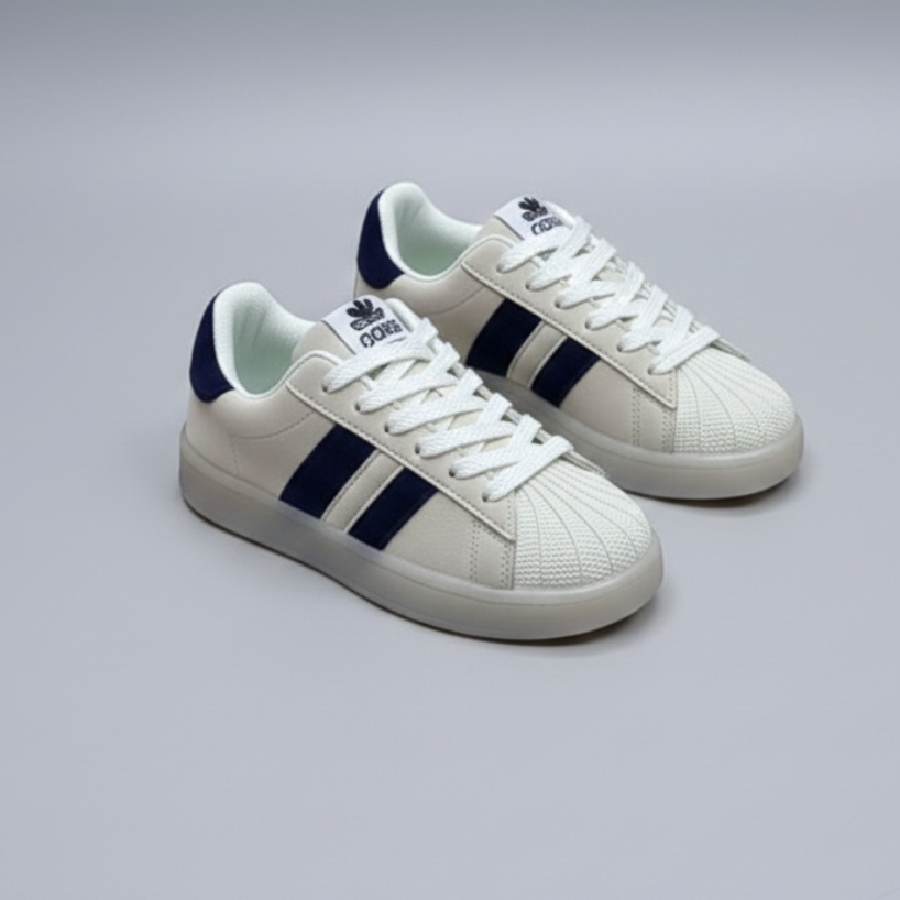 Classic Stripe Girls Sneakers – Lightweight & Non-Slip Everyday Shoes