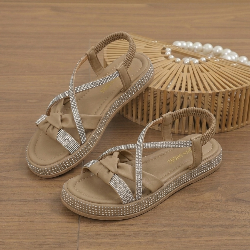 Stylish Cross-Strap Girls Sandals