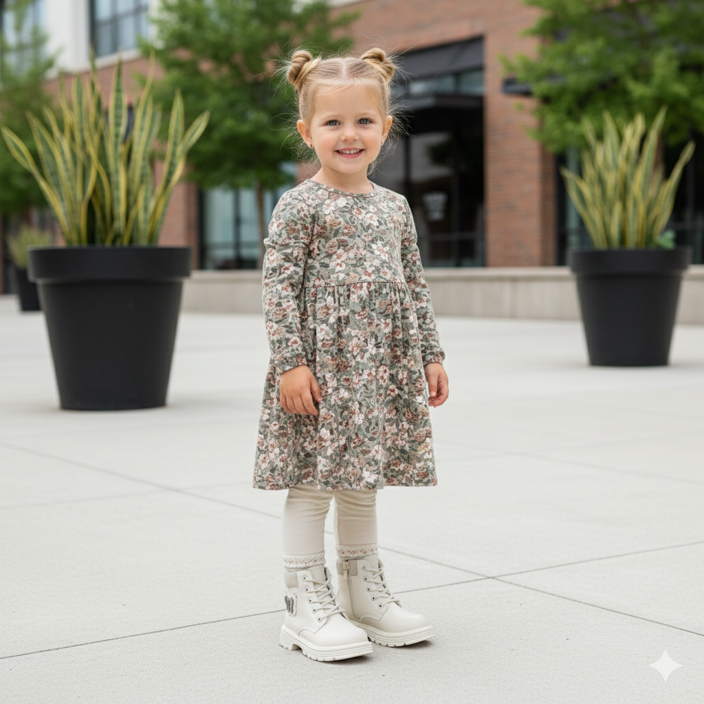 Girls' Butterfly  Boots - Lug Grip, Ankle Support