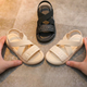 Girls Cross-Strap Comfort Sandal