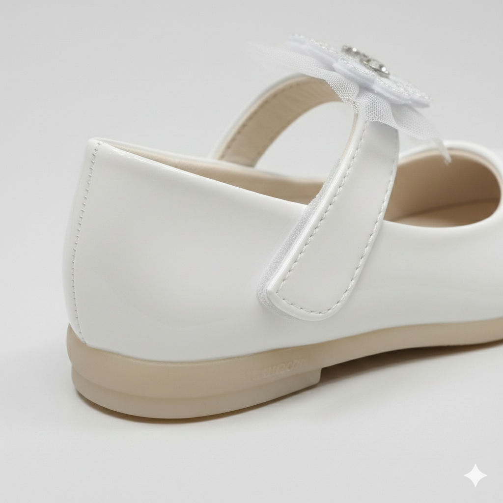 🌸 Princess Bloom Girls Dress Shoes