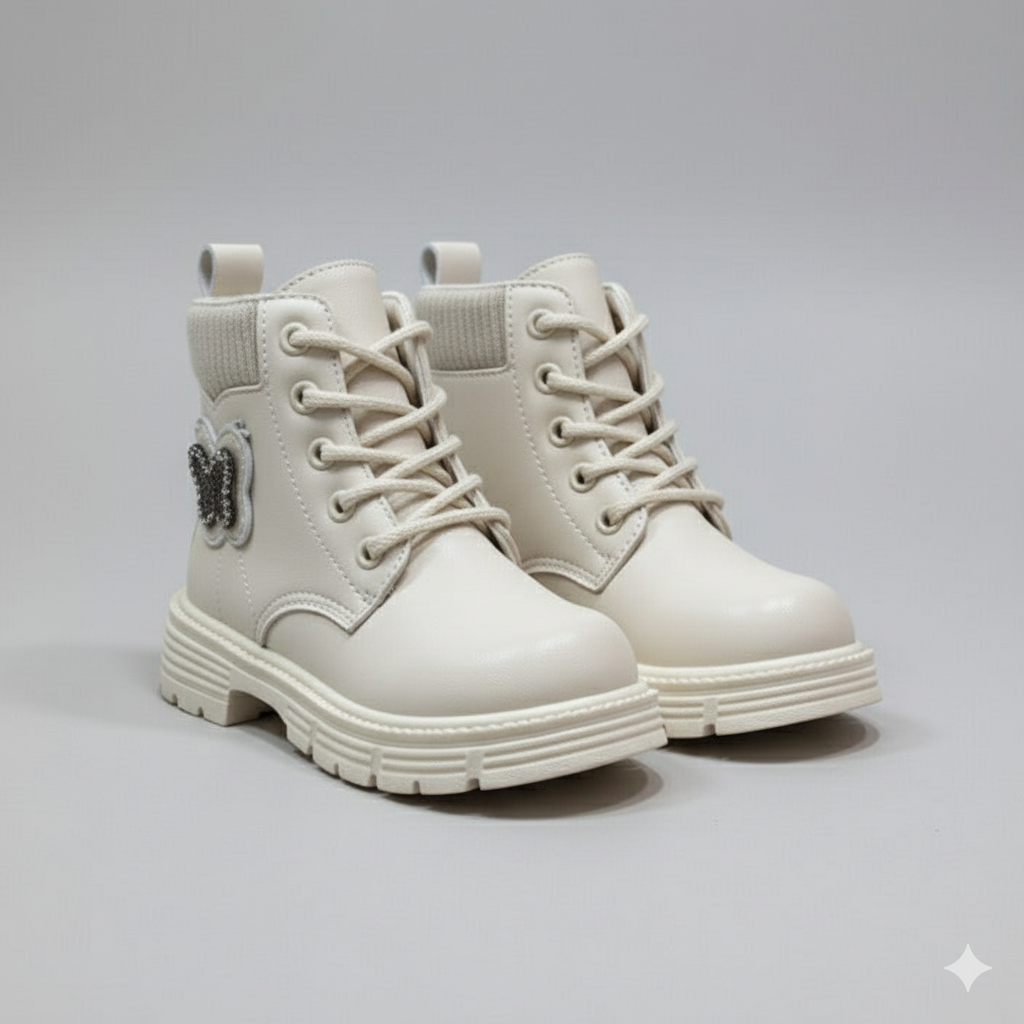 Girls' Butterfly  Boots - Lug Grip, Ankle Support