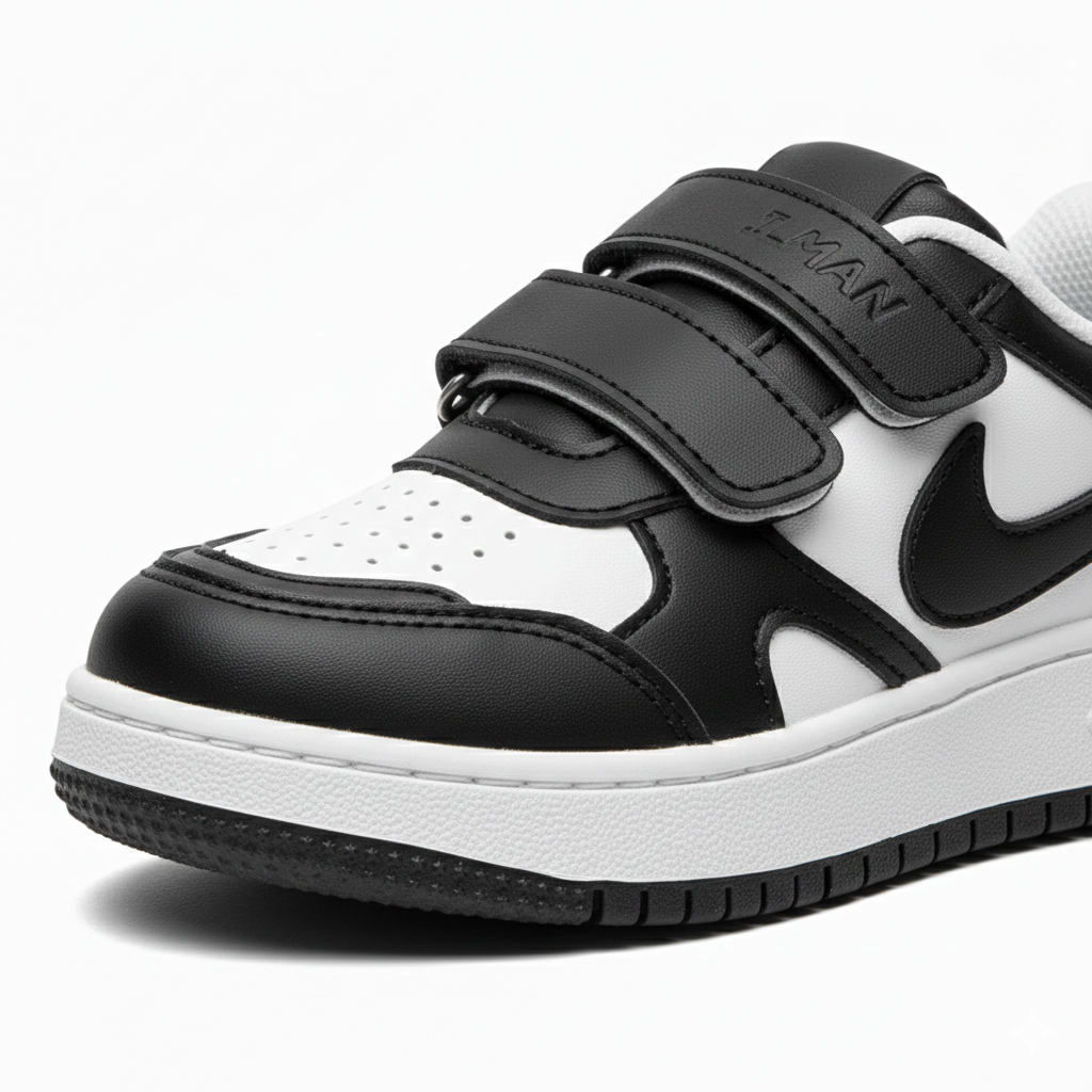 Baskets décontractées pour enfants avec fermeture velcro – Élégantes et confortables