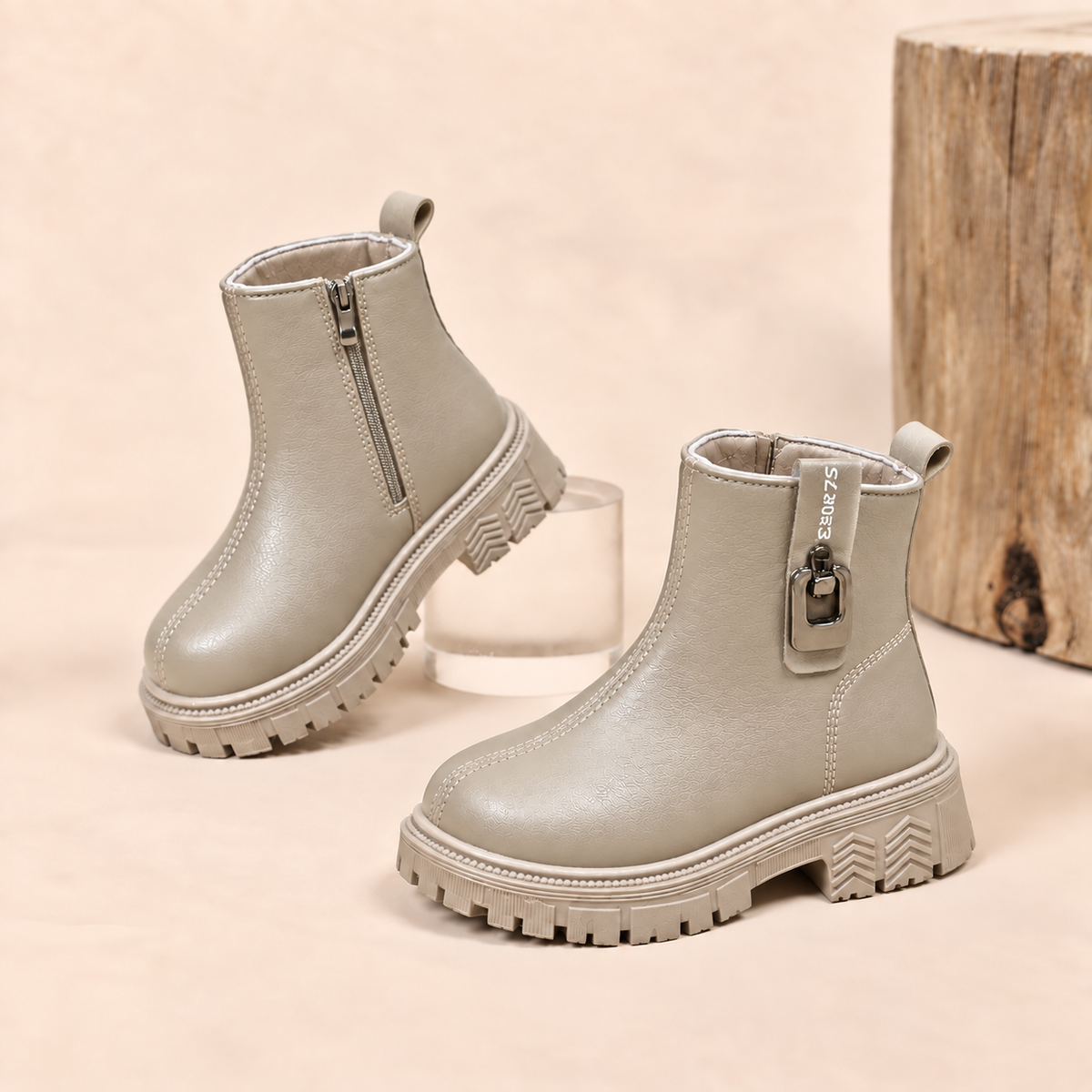 Bottines stylées pour fille – Chaussures d’hiver quotidiennes, confortables et tendance