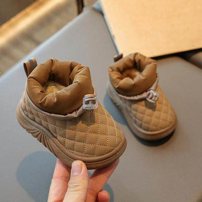 Treaso 2024 Autumn/Winter Children's Snow Boots: Warm, Plush, and Non-Slip for Indoor and Outdoor Play - IRRAKIDS