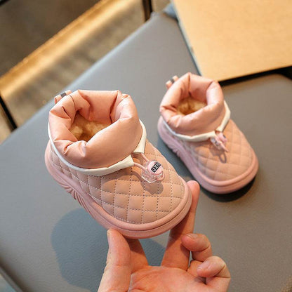 Treaso 2024 Autumn/Winter Children's Snow Boots: Warm, Plush, and Non-Slip for Indoor and Outdoor Play - IRRAKIDS