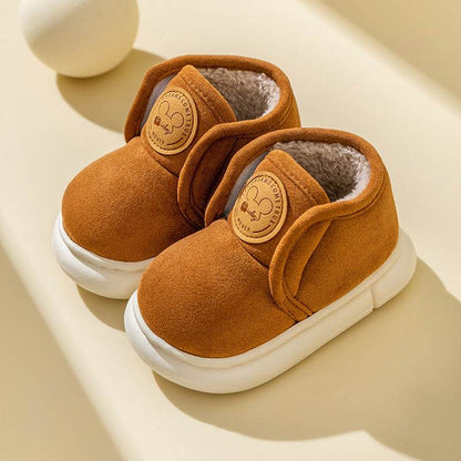 Winter Baby Cotton Shoes - Warm Velvet Soft Sole Boots for Boys & Girls | Toddler Snow Boots for Kids - IRRAKIDS