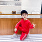 Autumn Chic: Adorable Cotton Zipper Jacket + Pants 2pcs Set for Baby Girls - Trendy Tracksuit for Your Little Fashionista! - IRRAKIDS