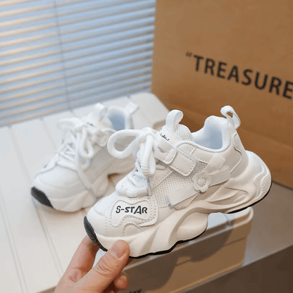 Fashion Bowknot Kids' Sneakers – Breathable Girls' Running Sports Shoes for School - IRRAKIDS