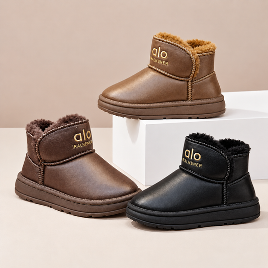 Bottines doublées en peluche pour enfants – Le style hivernal au quotidien