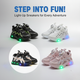 Kids LED Sport Sneakers with Dial Closure – Light-Up Comfort & Style