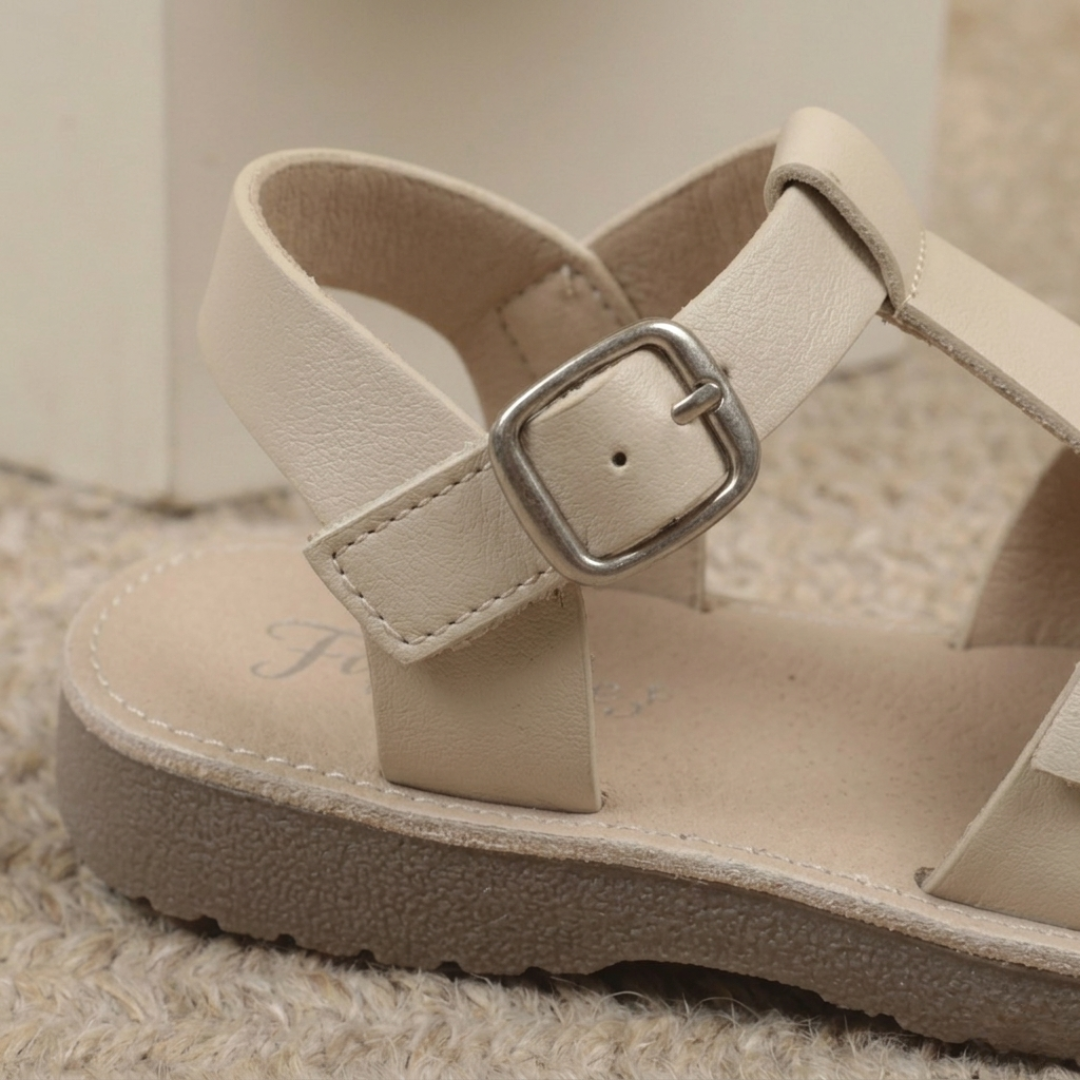 Sandales classiques à bride pour enfant – Sandales d'été légères et confortables pour fille