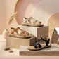 Sandales classiques à bride pour enfant – Sandales d'été légères et confortables pour fille