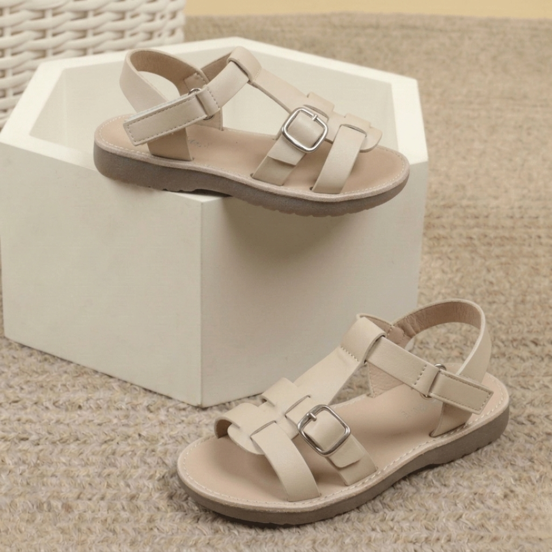 Sandales classiques à bride pour enfant – Sandales d'été légères et confortables pour fille