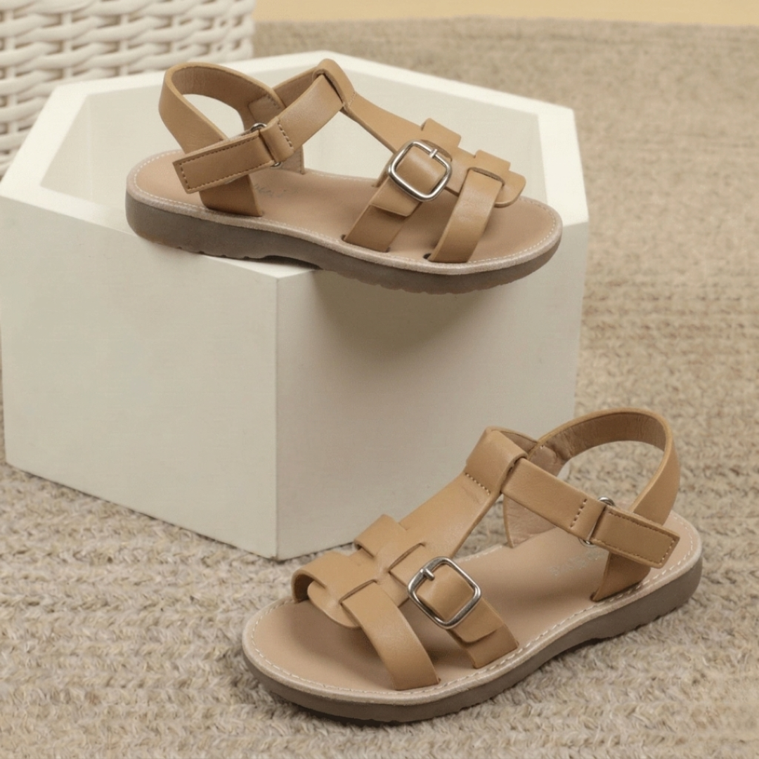 Sandales classiques à bride pour enfant – Sandales d'été légères et confortables pour fille