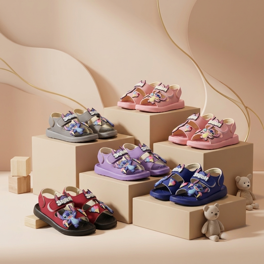 Kids Cartoon Summer Sandals Set