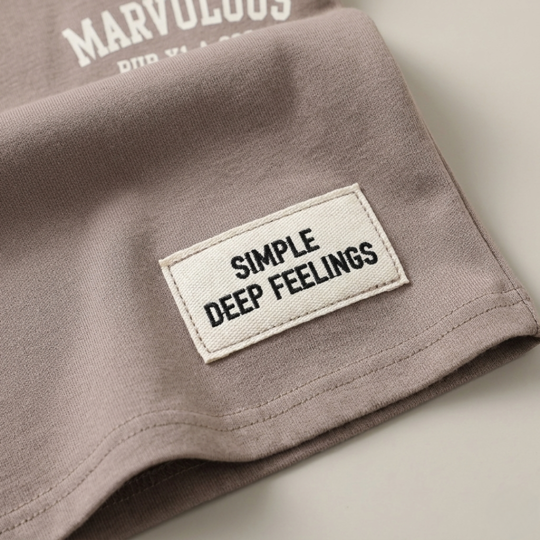 Marvelous Girls Comfort Set – Oversized Tee & Leggings