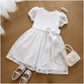 Elegant White Lace Princess Dress Set for Girls ✨