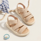 Sandales croisées extensibles pour fille – Confort léger au quotidien
